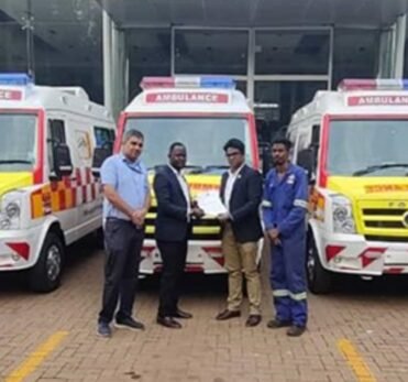 Indian Government Gifted Ambulances to Uganda